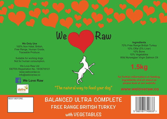Balanced Ultra Complete: Free Range British Turkey with Vegetables
