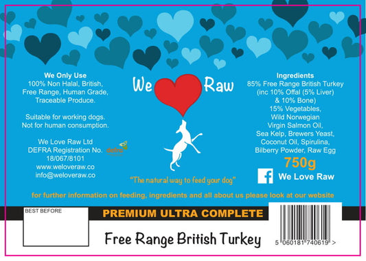 Premium Ultra Complete: Free Range British Turkey