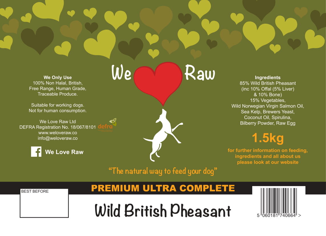 Premium Ultra Complete: Wild British Pheasant