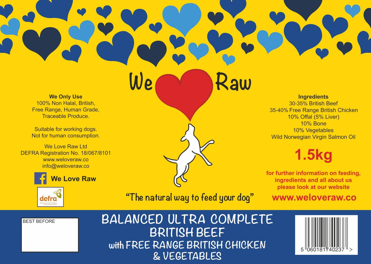 Balanced Ultra Complete: British Beef with Free Range British Chicken & Vegetables