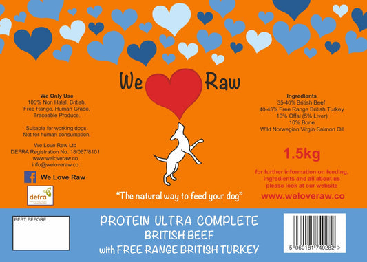 Protein Ultra Complete: British Beef with Free Range British Turkey